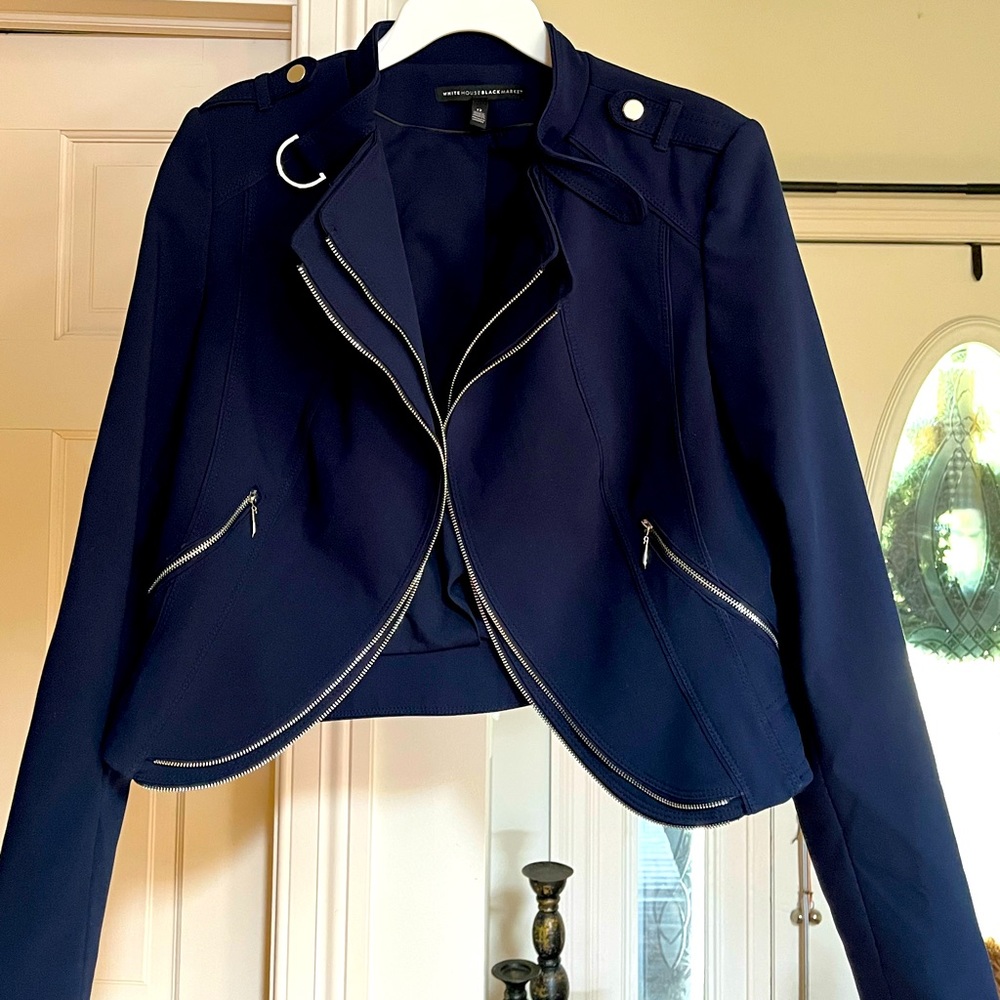White House Black Market moto jacket